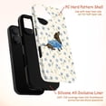 thumbnail image 4 of Dachshund Dog Phone Case, Blue Floral Striped Pajamas iPhone Cover for iPhone 17 16 15 14 13 12 11 Pro Plus Mini, 4 of 6