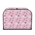 thumbnail image 2 of Goofa Bat And Pumpkin Print Toaster Cover 4 Slice, Four Slice Bread Machine Cover Quilted Toaster Covers Bread Maker Cover Kitchen Appliance Cover, 2 of 7