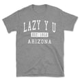 thumbnail image 1 of Lazy Y U Arizona Classic Established Men's Cotton T-Shirt, 1 of 1