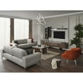 thumbnail image 5 of Sofa Bed with Pillows, Light Grey Linen Convertible Sleeper Couch, Modern Living Room Furniture, 5 of 7
