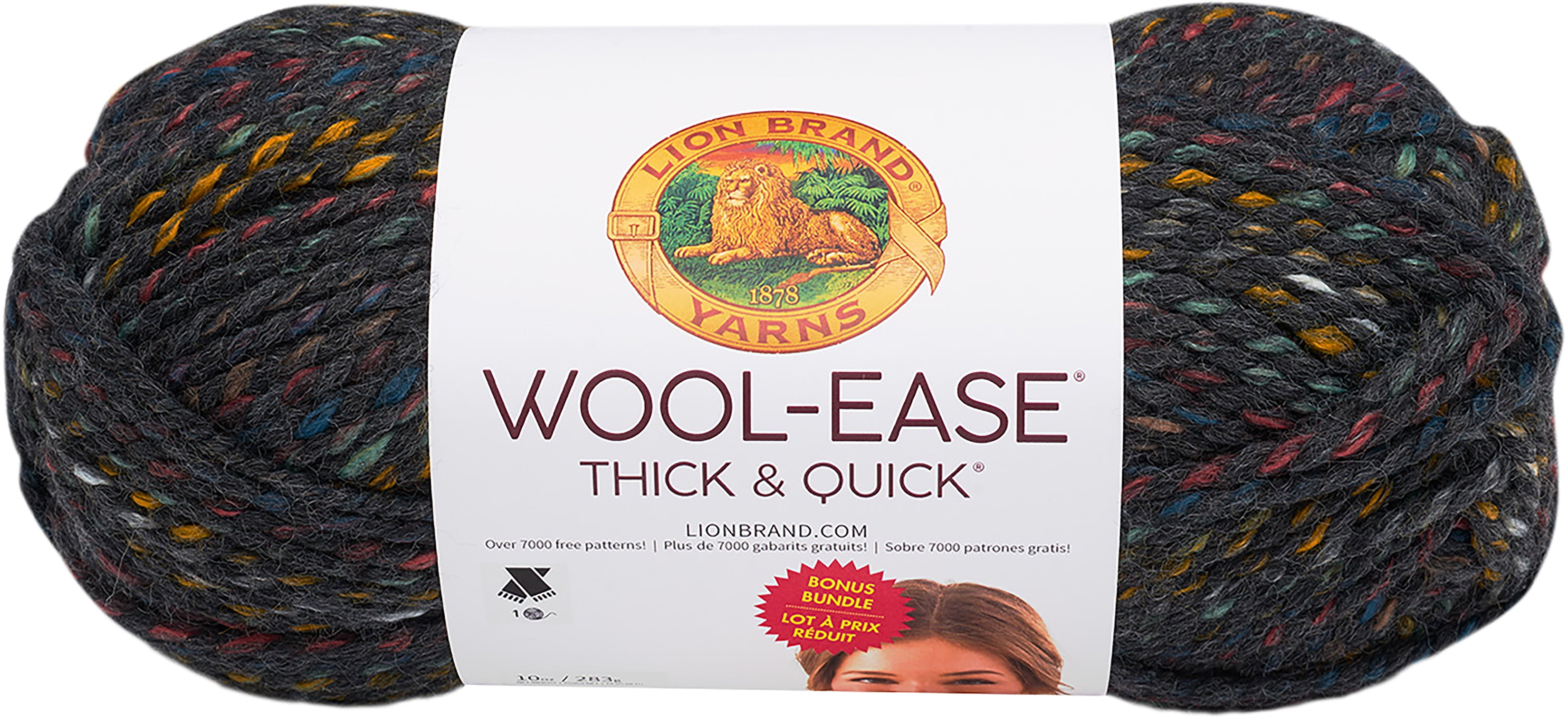 Lion Brand Yarn 641618 WoolEase Thick & Quick Bonus Bundle Yarn, One