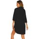 thumbnail image 3 of Traje de baño para mujer Camisa para cubrir la playa Bikini Ropa de playa Traje de baño Vestido para cubrir la playa, B-black-thick, L Feliz Sencillez, 3 of 4