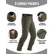thumbnail image 3 of Pantalones FREE SOLDIER con forro polar, repelentes al agua para senderismo al aire libre, 3 of 9