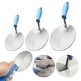 thumbnail image 2 of Pack of 3 Stainless Steel Mud Boards Trowels for Wall Plastering Floor Leveling, 2 of 10