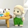 thumbnail image 3 of Peluches de Sylvanians Families, bonitos muñecos de anime kawaii, adornos flocados, juguetes clásicos para niños, figuras de animales, regalo para niños, gran oferta, 3 of 4