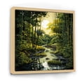 thumbnail image 2 of Designart "Bamboo Whisper Asian beauty II" Asian Floater Framed Canvas Art Print, 2 of 7