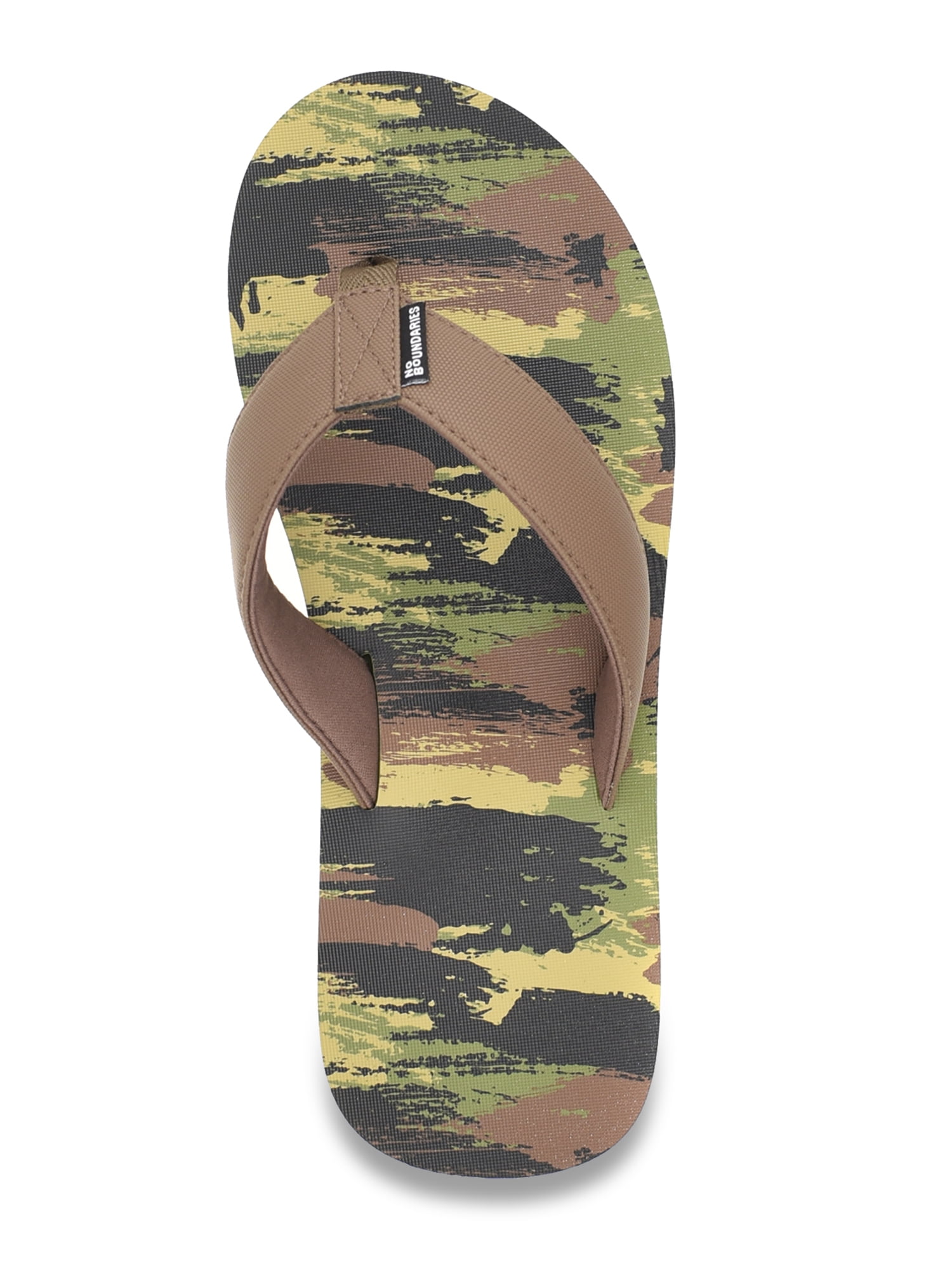 No Boundaries Men's Beach Flip Flop Sandals