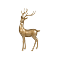 thumbnail image 3 of Deer Decor Christmas Centerpieces for Tables, Reindeer Christmas Decor Holiday Gift, Christmas Animal Figurines Home Decor Indoor, 3 of 7