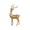 B, variant on Texas Sitting Deer Christmas Tabletop Decoration, Reindeer Figurine for Mantel, Shelf, Desk, Living Room and Holiday Home Display, Gold, 8"