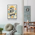 thumbnail image 5 of SYDposter Daily Reminder Positive Wall Art, Positive Affirmation Quote Wall Decor, Colorful What's The Best That Could Happen Uplifting Quote Poster, Boho Inspirational Art 16x24in Unframed, 5 of 6