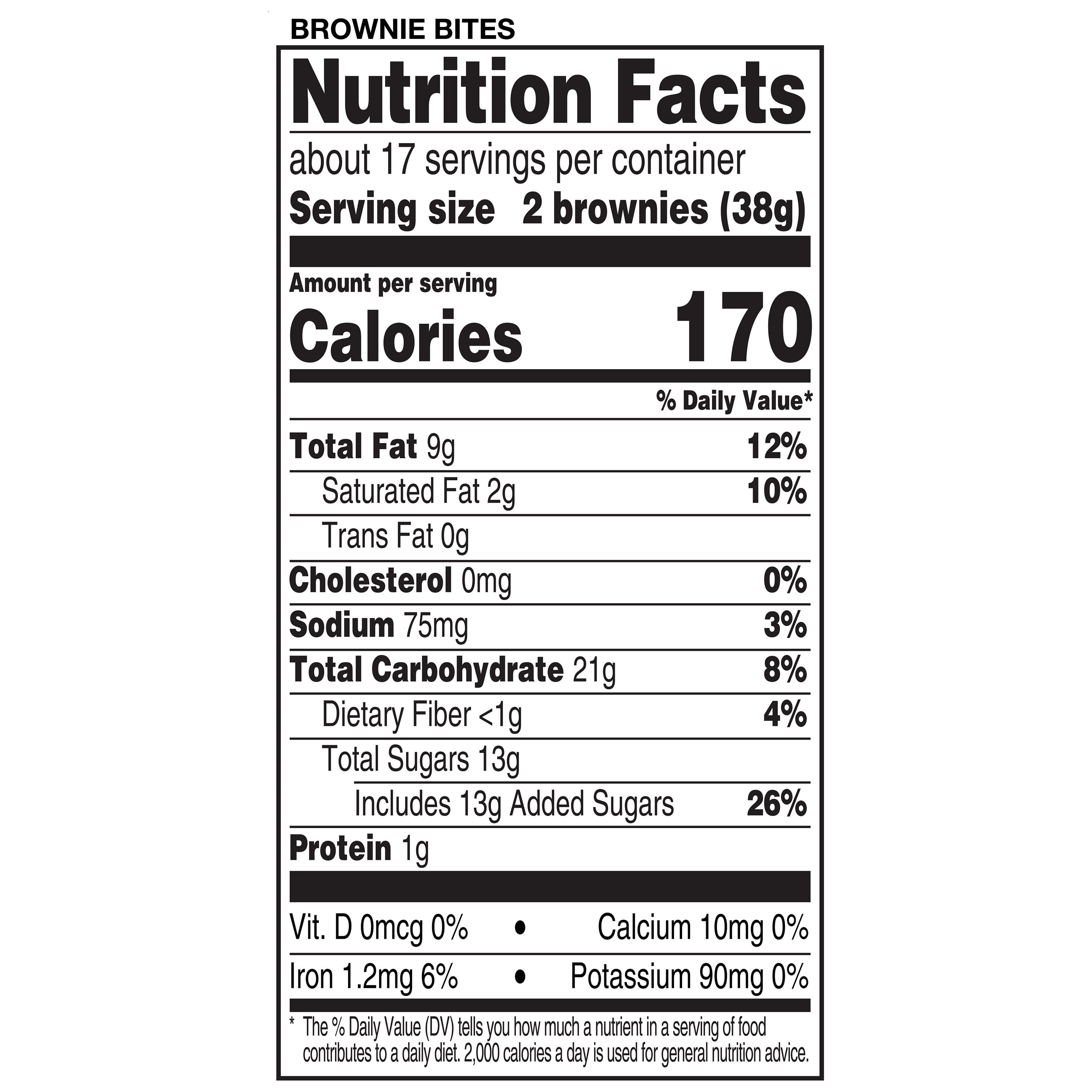 Freshness Guaranteed Gameday Brownie Bites, 22.2 oz, 33 Count (Fudgy, Baked, Sweet Dessert)