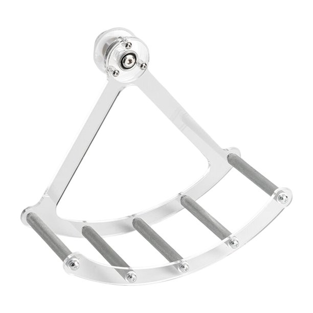 Juguete para pájaros con rueda silenciosa para animales pequeños, regalo de inteligencia, juguete de enriquecimiento, rompecabezas, jaula, accesorios L Barra de metal