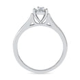 thumbnail image 3 of Sterling Silver White Round Diamond Fashion Ring, 3 of 4
