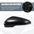 thumbnail image 4 of Unique Bargains Pair Car Rear View Mirror Cover Cap Replacement Black Carbon Fiber for Volkswagen Golf MK6 Touran, 4 of 6