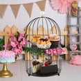 thumbnail image 6 of TABLZONE Black Multi Tier Cake Stand Metal Cupcake Tower for Party and Kitchen Display, 6 of 7