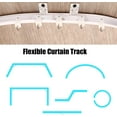 thumbnail image 4 of Rideau de Plafond Courbé de 3 Mètres, Montage Flexible pour Rideaux, Fenêtres Douces, Rail Courbé pour Rideaux avec Système de Rideaux, Séparateur de Pièce, Chemin de Plafond, 4 of 6