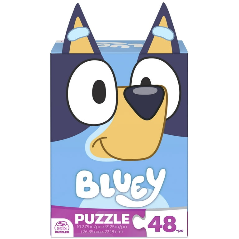 Bluey, 48-Piece Jigsaw Puzzle with Gift Box, for Kids Ages 3 and