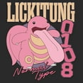 thumbnail image 2 of Mens Pokemon Lickitung Normal Type T Shirt, 2 of 5
