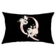 thumbnail image 2 of Xihbxyly Funda de Almohada Floral, Elegante Diseño Del Alfabeto Inglés, Suave Poliéster Color Melocotón, Ideal para Sofá Cama, Sillón, Aspecto Acogedor y Moderno, Tamaño 50 X 30 Cm, Ideal Como Regalo, 2 of 2
