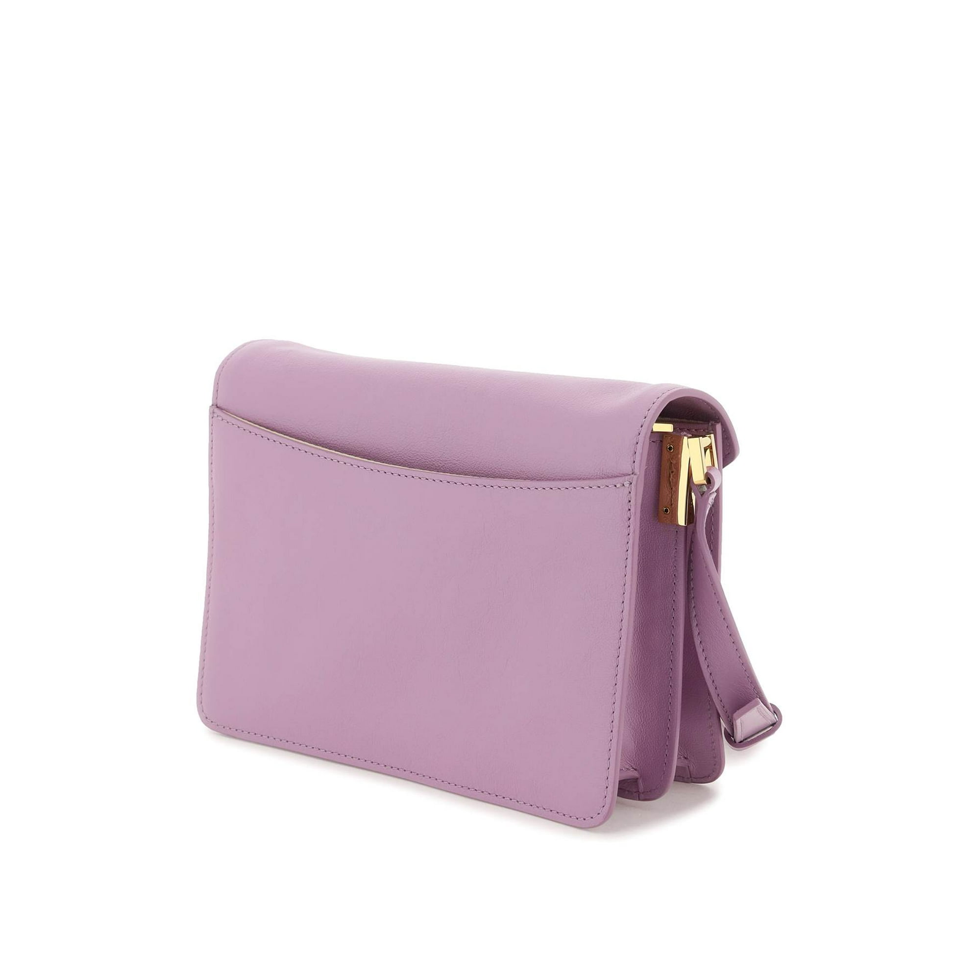 Marni Trunk Soft Medium Shoulder Bag in Purple
