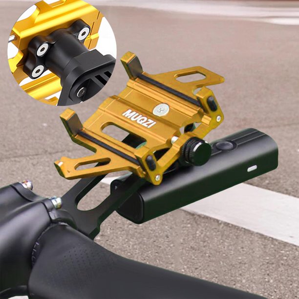 Soporte para teléfono Colamx bicicleta regalo manillar oro