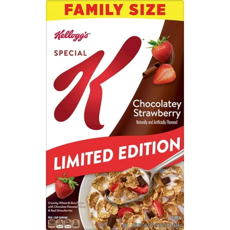Kellogg's Special K Chocolatey Strawberry Cold Breakfast Cereal, 18.5 oz