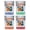 Multicolor (4-Pack), variant on Vienna Austria Vintage Design Souvenir 2 oz Square Shot Glass – Blue