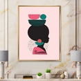 thumbnail image 2 of Designart 'Ethnic Geometric Silhouette of African American II' Modern Framed Canvas Wall Art Print, 2 of 5