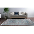 thumbnail image 3 of Rugs.com Rabia Collection Rug – 7' x 10' Blue Low Rug Perfect For Bedrooms, Dining Rooms, Living Rooms, 3 of 4