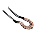 thumbnail image 2 of French Hair Pins for Women Large U Shaped Thick Hair Clips with Hair Fork & Sticks Bun Maker Accessories for French Buns - Hair Accessories Diamond Hair Fork Rose Red, Barrettes, Back to School,, 2 of 9