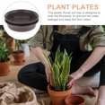 thumbnail image 3 of LITINKIMI 2pcs Flowerpot Base Grey Plastic Floor Protection for Outdoor Gardening, 3 of 8