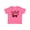 Hot Pink, variant on Baseball Sister Boys or Girls Baby T-Shirt