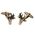thumbnail image 4 of Gemelos De Moda Para Hombres Gemelos De Navidad Cabeza De Reno Gemelos Tuxedo Joyas Regalos, 4 of 8
