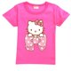 thumbnail image 3 of Hello Kitty moda para chicas de algodón a rayas de manga corta Camiseta niños verano Casual dibujos animados impreso Tops ropa para niños, 3 of 5