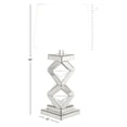 thumbnail image 3 of Gorgeous Glass Mirror Table Lamp, 3 of 3