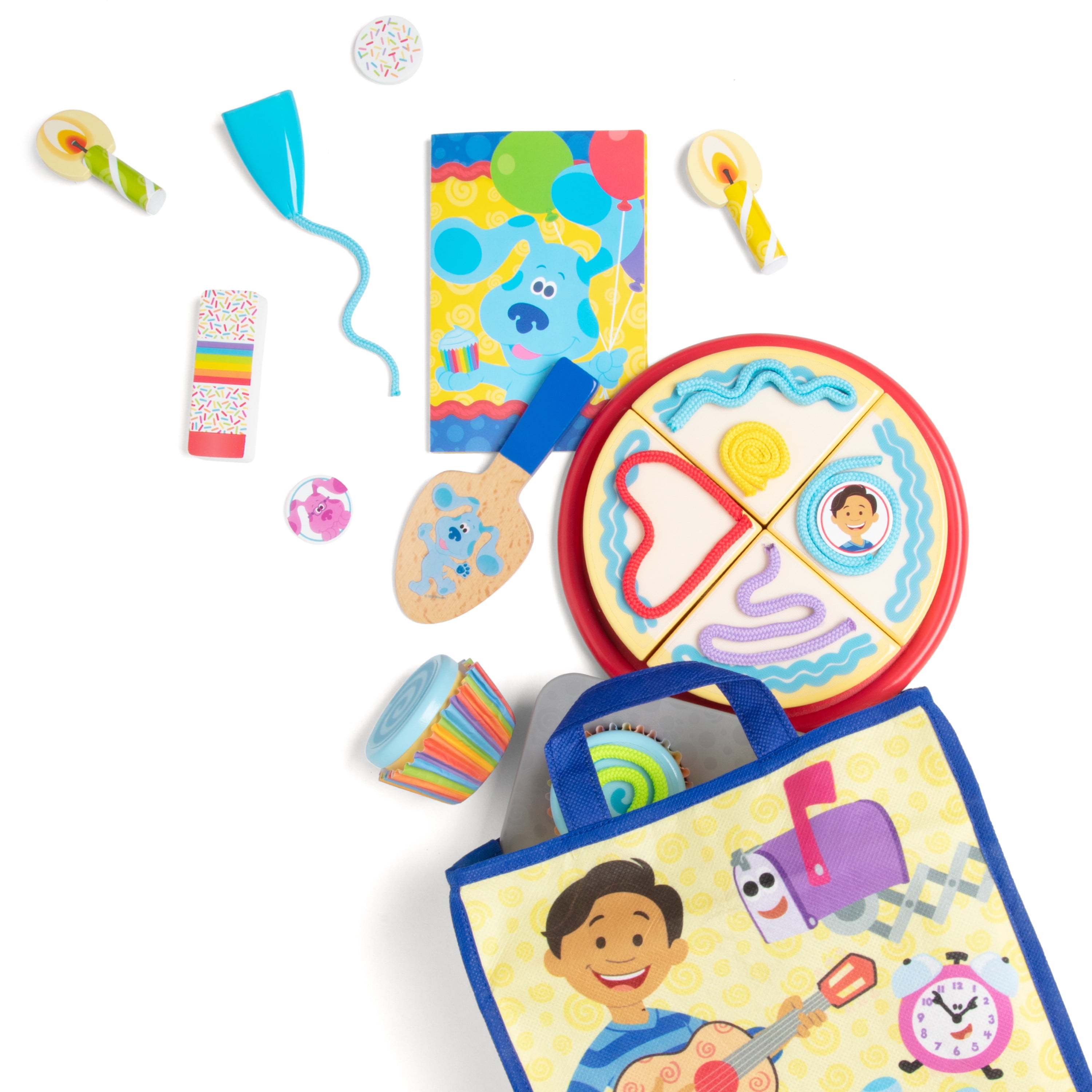 Melissa & Doug Blue's Clues & You! Wooden Birthday Party Play Set (38 Pieces)