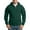 A1Dark Green, variant on Huowey Sweatshirt For Men Long Sleeve Zipper Up Hoodie Sweatshirt Solid Pullover Autumn Winter Sweaters With Pocket Loose Fit S,White,M