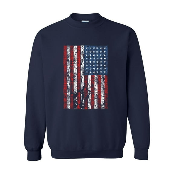 IWPF - Mens Sweatshirts and Hoodies - American Flag 4th of July