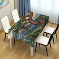 thumbnail image 4 of Yayeee Tablecloths 54" x 72" Rectangle Wrinkle Resistant Party Table Cover, Retro Pine Tree, 4 of 8
