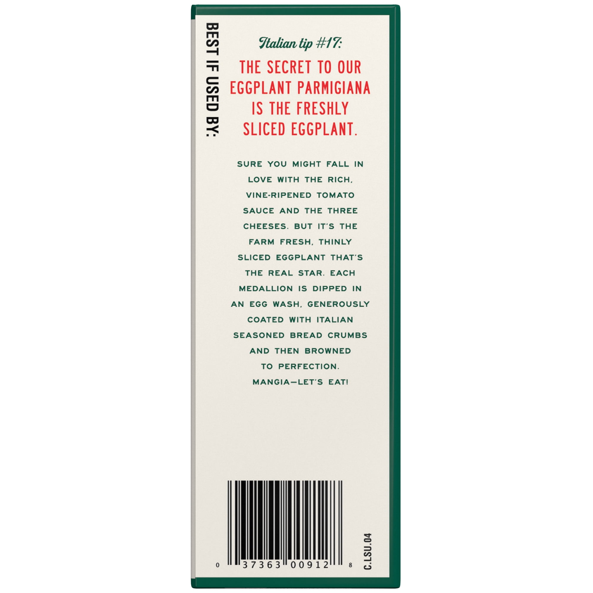 Michael Angelo's Eggplant Parmigiana Frozen, 11 oz Box