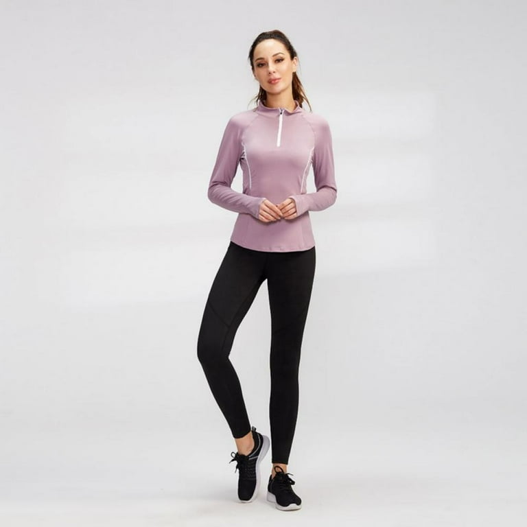Spdoo Women's Quarter Zip Long Sleeve Workout Tops 1/4 Zip Spdoo Women's Quarter Zip Long Sleeve Workout Tops 1/4 Zip