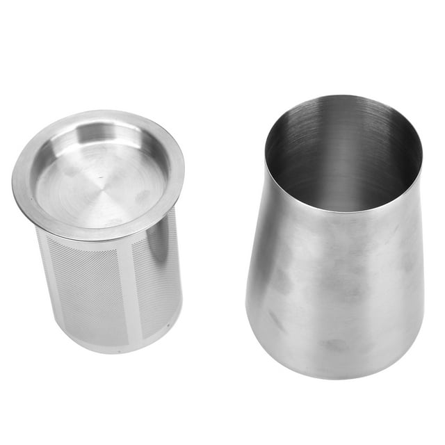 Coffee Sieve Sifter Filter Stainless Steel Powder Sieve Fine Mesh Filter Container for Coffee Powder Sieving, DIY Cappuccino Coffee Latte Coffee Cocoa Flour