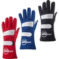 thumbnail image 2 of Blue Nomex Racing Gloves, Size XL, SFI-1, Leather Palm, 2 of 3