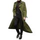 thumbnail image 1 of Men Trench Coat Double-breasted Lapel Windbreaker Male Long Jacket Outerwear_b, 1 of 2
