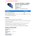 thumbnail image 2 of Knock Sensor Connector - Compatible with 1997 - 2005 Chevrolet Venture - AC Delco, 2 of 2