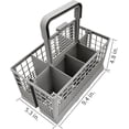 thumbnail image 7 of FRTDNE Universal Dishwasher Silverware Cutlery Basket, Dishwasher Utensil Basket for utensils Compatible with most brands- GE, Whirlpool, Samsung, BOSCH, Maytag, Kenmore, KitchenAid, 7 of 7
