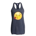 thumbnail image 1 of Artix - Women's Racerback Tank Top, up to Women Size 2XL - Emoji Winky Face, 1 of 4