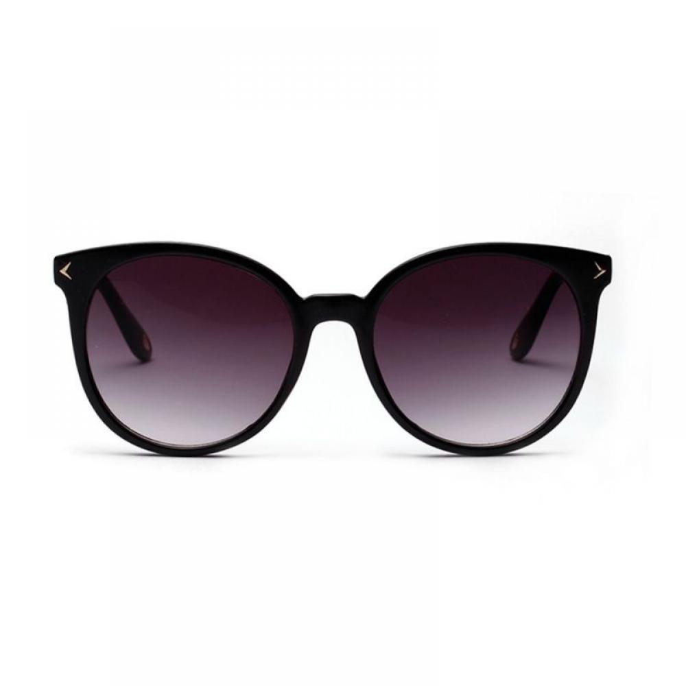 Round Sunglasses for Women Men, Retro Polarized Acetate Sunglasses Classic Fashion Designer Style - image 1 of 5