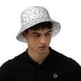 thumbnail image 4 of Cauagu Sea Turtle for Unisex Bucket Hat,Outdoor Summer Beach Fishing Sun Hat Hot Summer Reflective Bucket Hat Fun Outdoor Vacation Hat for Men and Women, 4 of 6