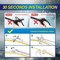 thumbnail image 6 of Windshield Wipers Replacement for Chevy Equinox 2024-2018 Premium All-Weather Front & Rear Wiper Blades 24"+18"+13"-OEM Original Factory Quality(Set of 3), 6 of 10